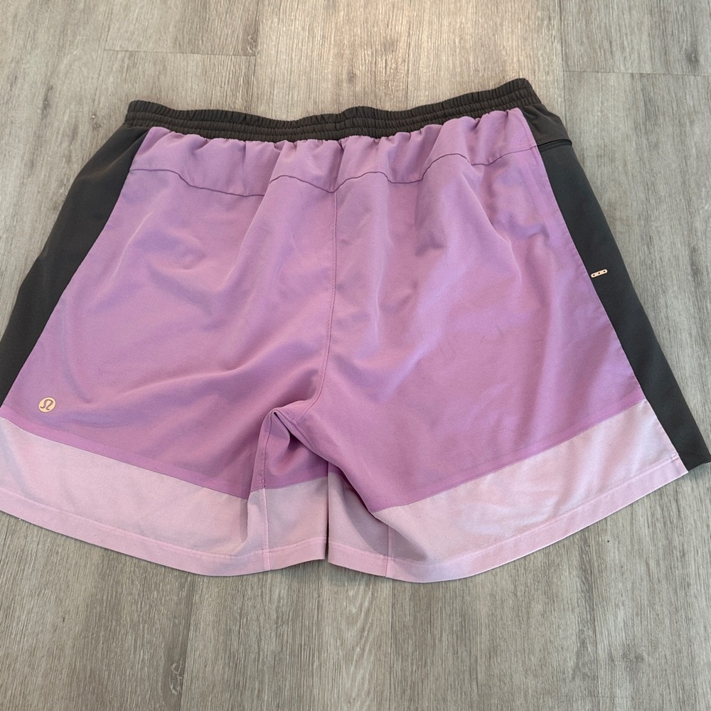 Lululemon Pink Running Shorts Pace Breaker - Picture 3 of 5